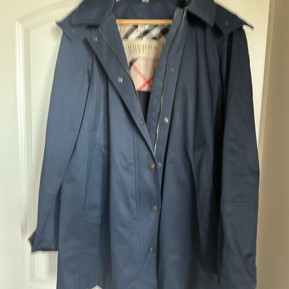 Burberry Navy Trench Coat